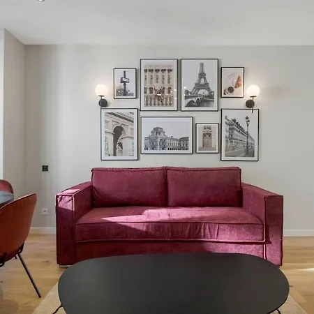 41.appart 4pers#1 Bedroom #pere Lachaise #nation דירה
